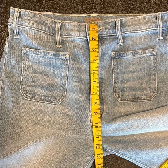 MOTHER Hustler Patch Pocket Ankle Jeans Tune in Tune out size 32 NEW - Picture 9 of 14